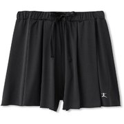フレアショート FLARE SHORT DC60151 ウォッシュブラック(WK) Mサイズ [フィットネス レディース]