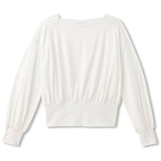 ピーチスキンワイドトップ PEACH SKIN WIDE TOP DC50118 （JW）ジャスミンホワイト Lサイズ [アウトドア カットソー レディース]