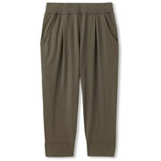 ピーチスキンクロップドパンツ PEACH SKIN CROPPED PANTS DC60133 （KO）ブラックオリーブ Mサイズ [フィットネス レディース]