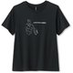 グラフィッククルーティー GRAPHIC CREW TEE DC70110 （WK）ウォッシュブラック Mサイズ [アウトドア カットソー レディース]