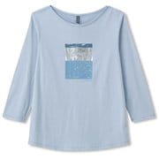 3/4グラフィックティー 3/4 GRAPHIC TEE DC70112 （CK）チョークブルー Lサイズ [アウトドア カットソー レディース]