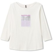 3/4グラフィックティー 3/4 GRAPHIC TEE DC70112 （JW）ジャスミンホワイト Mサイズ [アウトドア カットソー レディース]