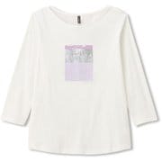 3/4グラフィックティー 3/4 GRAPHIC TEE DC70112 （JW）ジャスミンホワイト Lサイズ [アウトドア カットソー レディース]