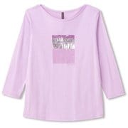 3/4グラフィックティー 3/4 GRAPHIC TEE DC70112 （LI）アイシーライラック Lサイズ [アウトドア カットソー レディース]