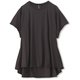 ハイブリッドテックルーズティー HYBRID TEC LOOSE TEE DC50127 （K）ブラック Lサイズ [フィットネス レディース]