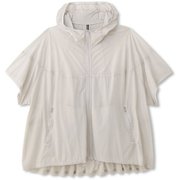 ライトウェイトハーフスリーブフーディー LIGHT WEIGHT HALF SLEEVE HOODIE DC30111 （IH）アイスグレー Lサイズ [アウトドア ジャケット レディース]