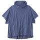 ライトウェイトハーフスリーブフーディー LIGHT WEIGHT HALF SLEEVE HOODIE DC30111 （LN）ライトネイビー Lサイズ [アウトドア ジャケット レディース]