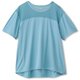 ショートスリーブベントチュールティー S/S VENT TULLE TEE DC50129 （GB）グロットブルー Mサイズ [フィットネス レディース]