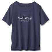 ヘザークロップティー HEATHER CROP TEE DC70114 （DN）ダークネイビー Lサイズ [アウトドア カットソー レディース]