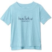 ヘザークロップティー HEATHER CROP TEE DC70114 （WL）ウォーターブルー Lサイズ [アウトドア カットソー レディース]