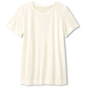 ノンストレスショートスリーブティー NON STRESS S/S TEE DA70103 ジャスミンホワイト(JW) Lサイズ [フィットネス ヨガ シャツ レディース]