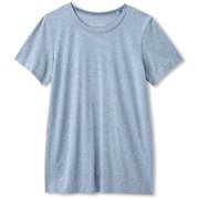 ノンストレスショートスリーブティー NON STRESS S/S TEE DA70103 クラウドブルー(UD) Lサイズ [フィットネス ヨガ シャツ レディース]
