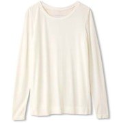 ノンストレスロングスリーブティー NON STRESS L/S TEE DA70104 ジャスミンホワイト(JW) Lサイズ [フィットネス ヨガ シャツ レディース]
