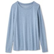 ノンストレスロングスリーブティー NON STRESS L/S TEE DA70104 （UD）クラウドブルー Mサイズ [フィットネス ヨガ シャツ レディース]
