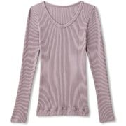 リブイットアップロングスリーブトップ RIB IT UP L-SLEEVE TOP DA10107 （RY）ローズグレー Lサイズ [フィットネス トップス レディース]