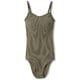 リブイットアップボディースーツ RIB IT UP BODY SUIT DA10108 （OV）オリーブドラブ Lサイズ [フィットネス トップス レディース]