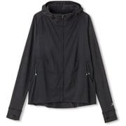 オールデイアクティブハイブリッドフーディー ADAYACT HYBRID HOODIE DC50111 （KK）ブラック×ブラック Mサイズ [コンディショニングウェア レディース]