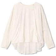 ダンスキンアレグロプルオーバー DANSKIN ALLEGROPULLOVER DC30102 （JW）ジャスミンホワイト Lサイズ [アウトドア カットソー レディース]