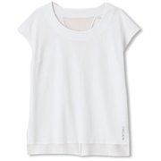 ライトサーマルチュールフレンチ LI-THERMAL TULLE FRENCH DC50113 （W）ホワイト Mサイズ [アウトドア カットソー レディース]