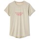 ヘザーグラフィックティー HEATHER GRAPHIC TEE DC70105 （HI）ホワイトベージュ Lサイズ [アウトドア カットソー レディース]
