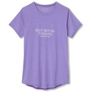 ヘザーグラフィックティー HEATHER GRAPHIC TEE DC70105 （SV）シュガーバイオレット Lサイズ [アウトドア カットソー レディース]