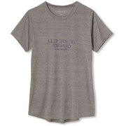 ヘザーグラフィックティー HEATHER GRAPHIC TEE DC70105 （Z）ミックスグレー Lサイズ [アウトドア カットソー レディース]