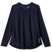 パネルジャカードロングスリーブティー PANEL JACQUARD L/S TEE DC70109 （DN）ダークネイビー Lサイズ [アウトドア カットソー レディース]
