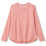 パネルジャカードロングスリーブティー PANEL JACQUARD L/S TEE DC70109 （PL）ピンクコーラル Mサイズ [アウトドア カットソー レディース]