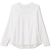 パネルジャカードロングスリーブティー PANEL JACQUARD L/S TEE DC70109 （W）ホワイト Mサイズ [アウトドア カットソー レディース]
