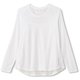 パネルジャカードロングスリーブティー PANEL JACQUARD L/S TEE DC70109 （W）ホワイト Lサイズ [アウトドア カットソー レディース]