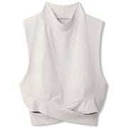 ダンスキン アロンジェモックネックトップ ALLONGE MOCKNECK TOP DC10110 （MY）ミストグレー Lサイズ [フィットネス ヨガ カップ付きシャツ レディース]