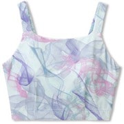 ダンスキン アロンジェプリントミドルトップ DANSKIN ALLONGE PRINT MIDDLE TOP DC10112P アイシーライラック(LI) Mサイズ [ヨガウェア シャツ]