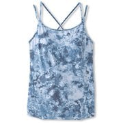 ダンスキン アロンジェプリントキャミソール DANSKIN ALLONGE PRINT CAMISOLE DC10111P トワイライトグレー(TW) Mサイズ [フィットネス ヨガ カップ付きシャツ レディース]
