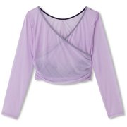 バレーカバートップ BALLET COVER TOP DA50104 （LV）ライトバイオレット Mサイズ [アウトドア アンダーウェア レディース]