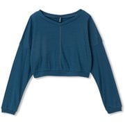 コンフォートウォームボレロトップ COMFORT WARM BOLERO TOP DA50106 （EP）ディープブルー Lサイズ [アウトドア カットソー レディース]