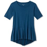 ハーフスリーブギャザーティー HALF SLEEVE GATHER TEE DA70102 （EP）ディープブルー Mサイズ [アウトドア カットソー レディース]