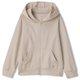 エーディーエージェーフーディー KIDS ADAJ HOODIE DAJ50100 ホワイトベージュ(HI) 130サイズ [アウトドア トップス キッズ]