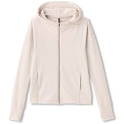 エーディーエージェーウォームフーディー ADAJ WARM HOODIE DA50109 ホワイトベージュ(HI) XLサイズ [フィットネス パーカー レディース]