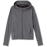 エーディーエージェーウォームフーディー ADAJ WARM HOODIE DA50109 （KM）ブラックミックス Mサイズ [フィットネス パーカー レディース]