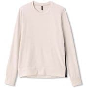 エーディーエージェーウォームロングスリーブトップス ADAJ WARM L/S TOP DA50110 ホワイトベージュ(HI) Mサイズ [フィットネス トップス レディース]