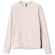 エーディーエージェーウォームロングスリーブトップス ADAJ WARM L/S TOP DA50110 ホワイトベージュ(HI) Lサイズ [フィットネス トップス レディース]