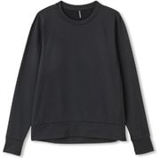 エーディーエージェーウォームロングスリーブトップス ADAJ WARM L/S TOP DA50110 ブラック(K) Lサイズ [フィットネス トップス レディース]