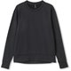 エーディーエージェーウォームロングスリーブトップス ADAJ WARM L/S TOP DA50110 ブラック(K) XLサイズ [フィットネス トップス レディース]