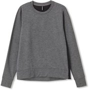 エーディーエージェーウォームロングスリーブトップス ADAJ WARM L/S TOP DA50110 （KM）ブラックミックス XLサイズ [フィットネス トップス レディース]