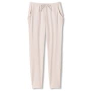 エーディーエージェーウォームロングパンツ ADAJ WARM LONG PANTS DA60102 ホワイトベージュ(HI) XLサイズ [フィットネス パンツ レディース]