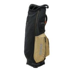 中古 PING ピン キャディバッグ CB-P201 グリーン ✖️ ブラック PING CB-P201 キャディバッグ 9.5型 ベージュ ゴルフ 9.5型 ピン
