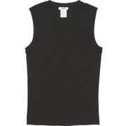リブドライ カットスリーブVネック CUT SLEEVE V-NECK MX18112 (K)ブラック Sサイズ [アウトドア カットソー メンズ]