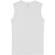 リブドライ カットスリーブVネック CUT SLEEVE V-NECK MX18112 (W)ホワイト Sサイズ [アウトドア カットソー メンズ]