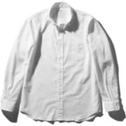 ロングスリーブスタンダードオックスフォードボタンダウンシャツ LONG SLEEVE STANDARD OXFORD BD SHIRT(MEN'S) MX60101 ホワイト(W) Lサイズ [アウトドア シャツ メンズ]
