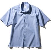 ショートスリーブスタンダードオックスフォードボックスシャツ SHORT SLEEVE STANDARD OXFORD BOX SHIRT(MEN'S) MX60102 ブルー(B) Sサイズ [アウトドア シャツ メンズ]